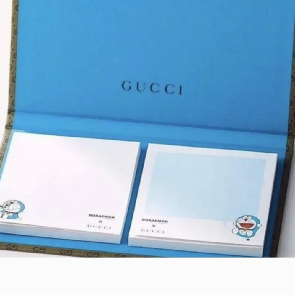 Gucci & Doraemon Special Limited Edition Collaboration Authentic Dual Memo Pads